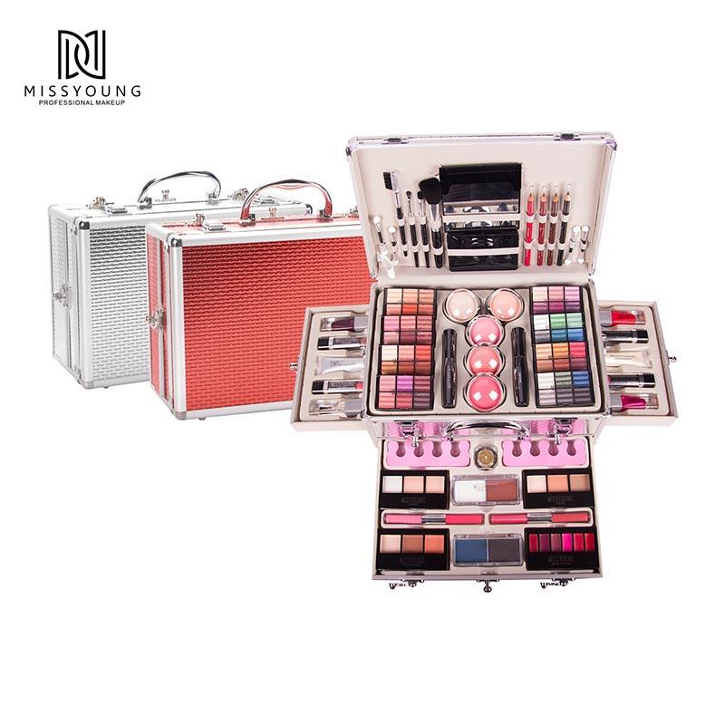 Missyoung Color Makeup Sets Fashion Women Cosmetic Case Палитра для макияжа Concealer Румяна Полная палитра Box Set